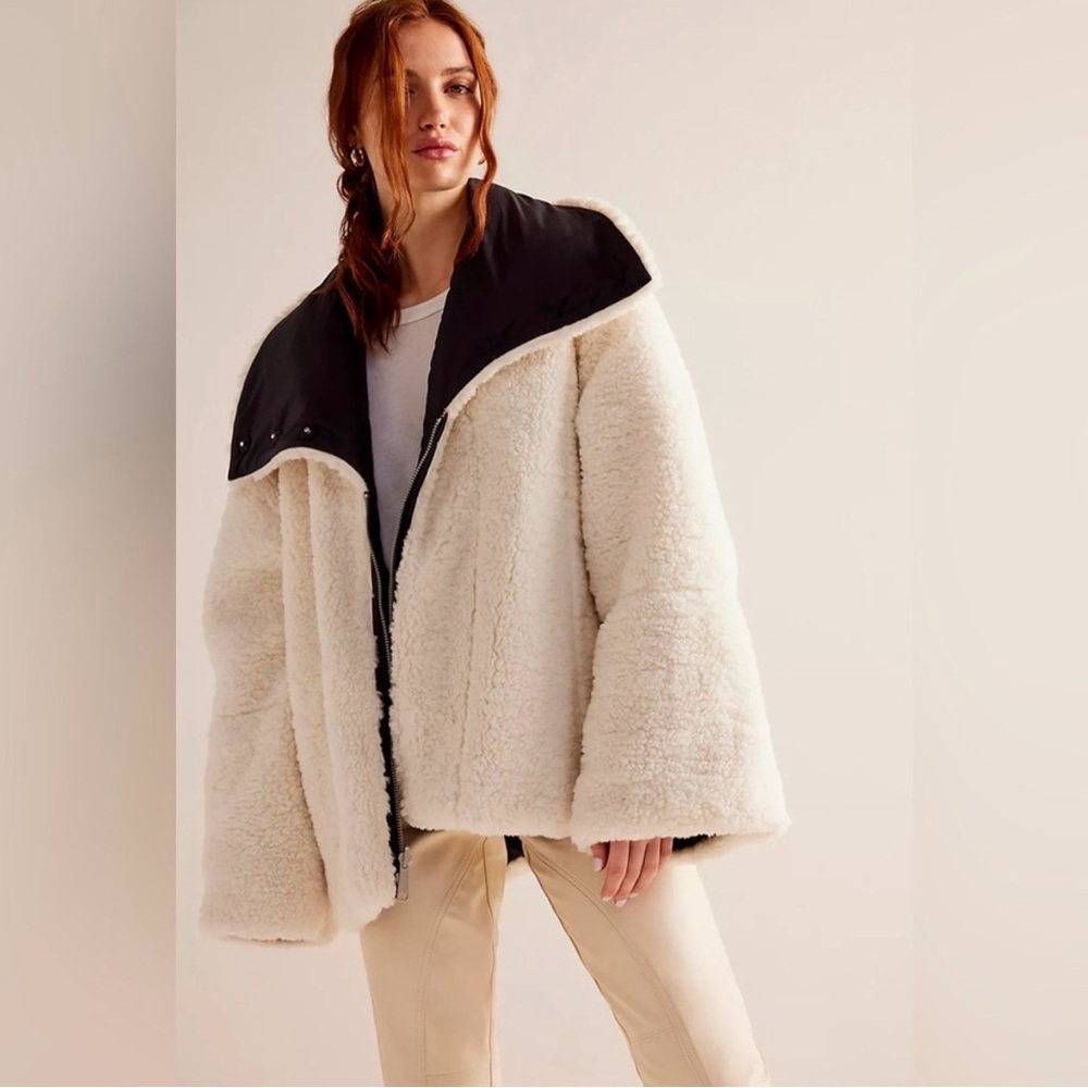 Free People | We The Free Isra Cozy Puffer Jacket - Reversible NWOT - Picture 2 of 13